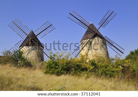 two windmills