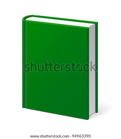 Book Green Isolated