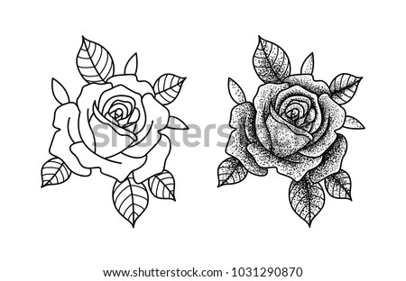 Roses tattoo dot