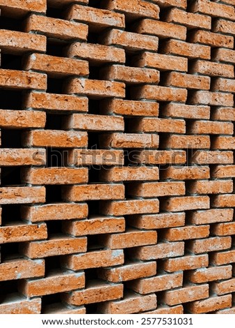 Similar – Image, Stock Photo Old masonry with lattice and two ivy trunks entwined around each other