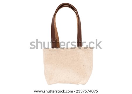 Similar – Foto Bild kleine Tasche aus Vollleinen mit Krawatten