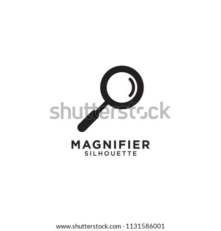Magnifier graphic design template Zdjęcia stock © 