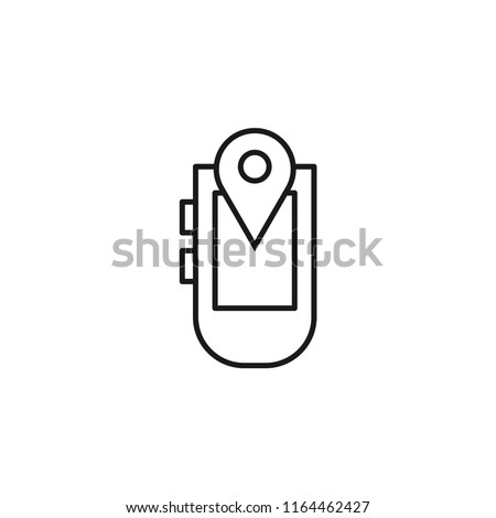 Geocaching icon. Navigation symbol modern, simple, vector, icon for website design, mobile app, ui. Vector Illustration