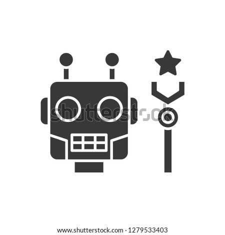 Robot contest icon. Robotics symbol modern, simple, vector, icon for website design, mobile app, ui. Vector Illustration