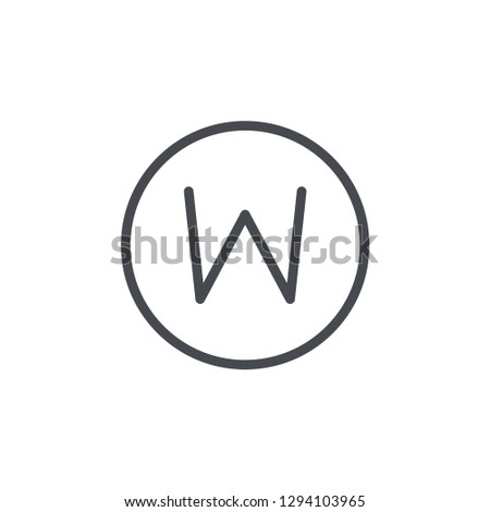 Wet cleaning icon isolated on white background. Laundry symbol modern, simple, vector, icon for website design, mobile app, ui. Vector Illustration