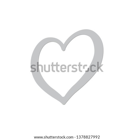 Eurovision Heart vector logo design template