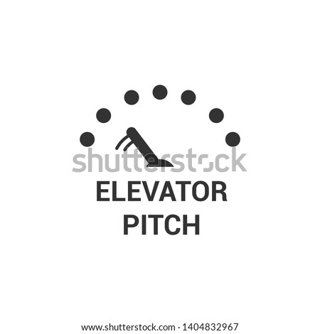 Elevator Pitch Modern Simple Vector Icon