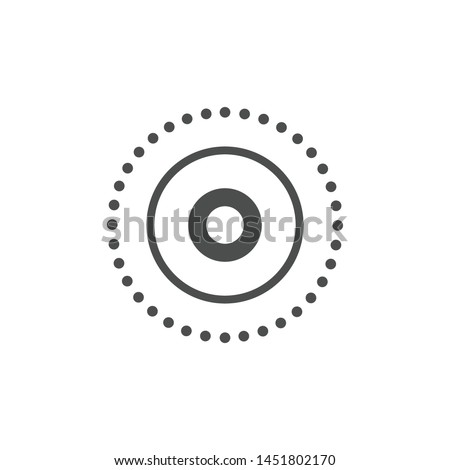 Live photo icon isolated on white background. Live camera symbol modern simple vector icon for website or mobile app