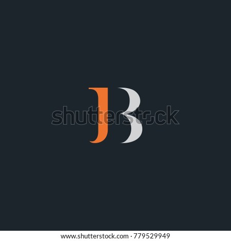 Letters J B business Logo icon template vector.
 Stock fotó © 