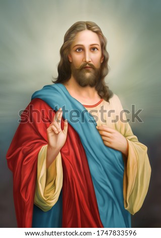 Divine Mercy of Jesus Christ Christian God Foto d'archivio © 