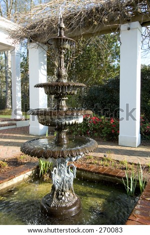 Backyard fountain