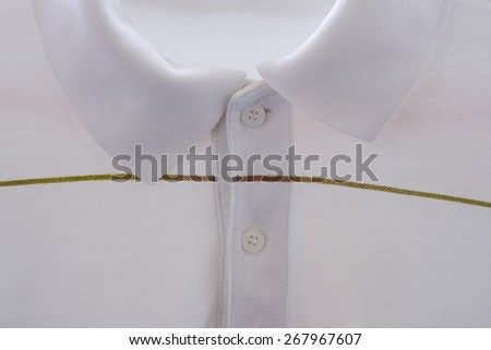 close up Polo Shirt,white Polo Shirt