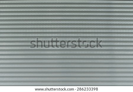 metal roller door shutter background and texture