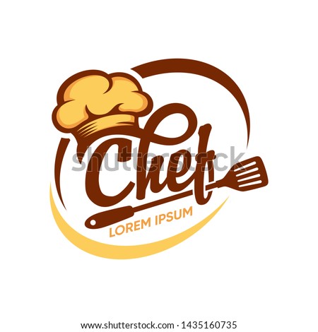 Kitchen Chef Design Logo template