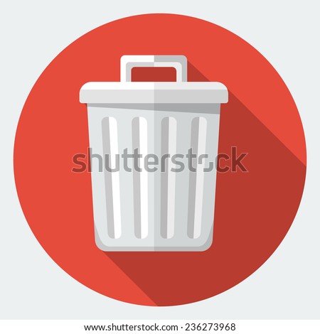 Vector trash icon