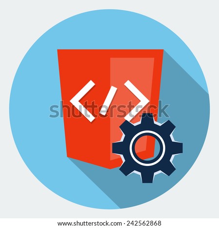 Vector code  maintenance icon