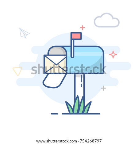 Vector mailbox icon