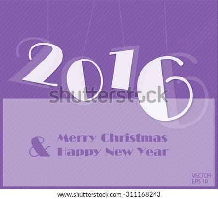 Merry Christmas And Happy New Year Stock Vector Illustration 311168243 : Shutterstock