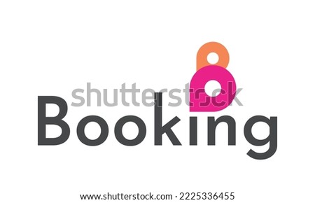 logo for booking travel brand