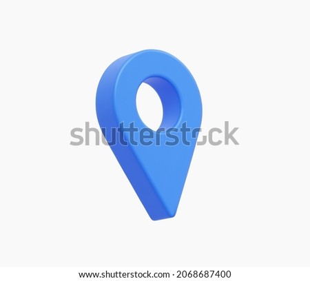 3D Realistic Location map pin gps pointer markers vector illustration.
