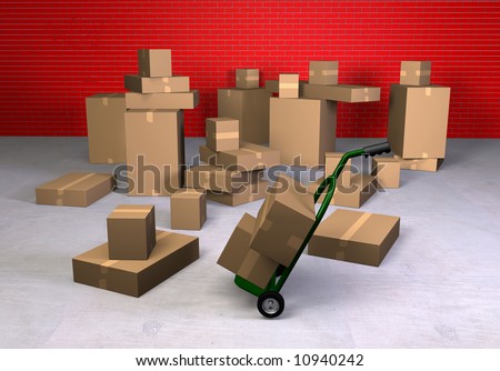 Lots of boxes ready to ship