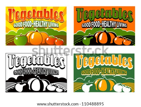 vintage vegetable labels