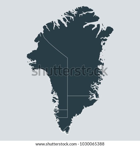 Greenland map on gray background vector, Greenland Map Outline Shape Gray on White Vector Illustration,
High detailed Gray illustration map Greenland.