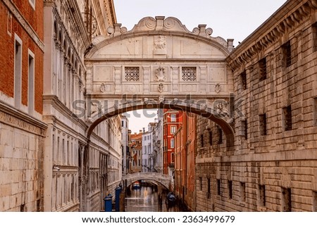 Similar – Seufzerbrücke bei Nacht