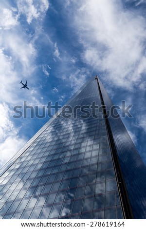London, UK-July 09, the skyscraper The Shard in London, July 09.2014 in London