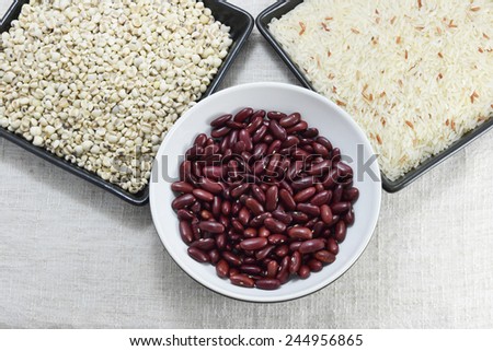 rice bean and millet