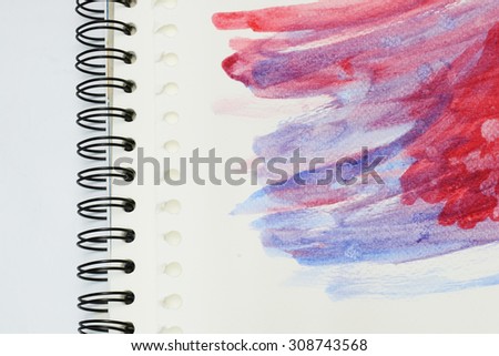 colors on paper art