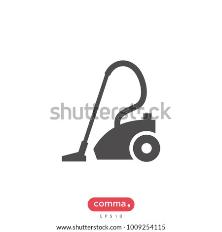 Vacuum cleaner vector icon