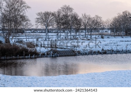 Similar – Image, Stock Photo Boat landing stage