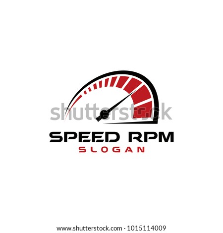 speed RPM logo vector graphic abstract modern