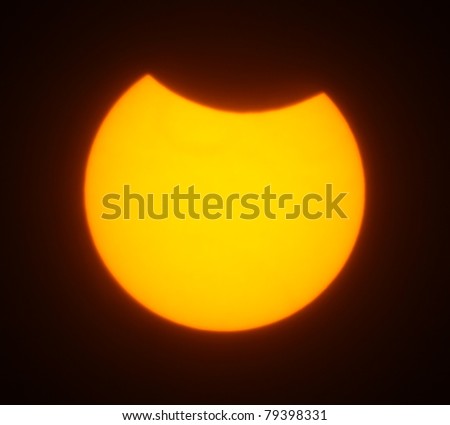 Solar eclipse for a background 1.08.08. Ukraine, Donetsk region