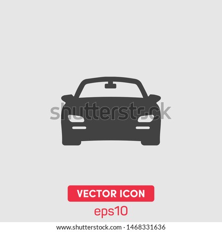 Sport car vector icon illustration. Premium quality.