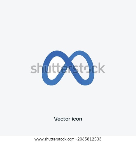 Infinity vector icon, logo. Premium quality.