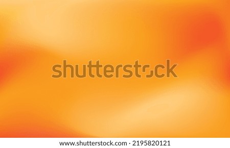 Orange color blurred gradient background illustration - Vector