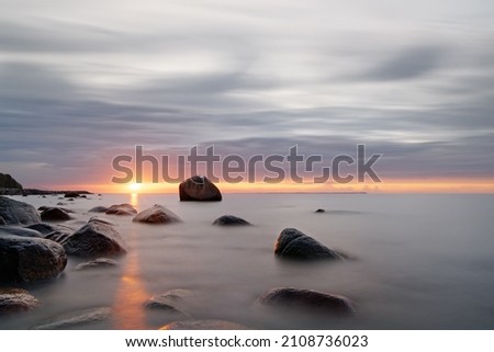 Similar – Foto Bild malerische Lichtstimmung an der Nordsee