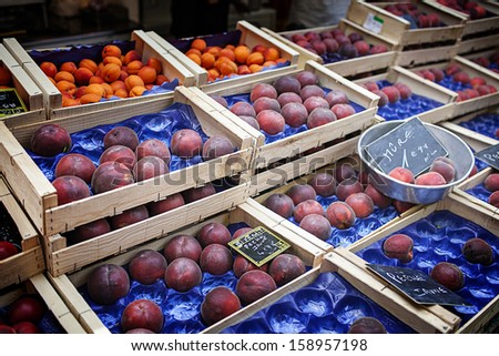 Fruit in Basket at Local Market