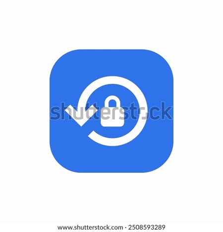 rotate lock screen icon sign