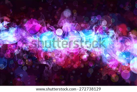 Violet sparkles bright shine background. Raster version