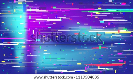 Creative vector illustration of tv screen glitch noise texture isolated on transparent background. Art design. Digital no signal static error. Television decay noise. Abstract concept graphic element