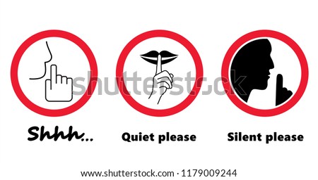 Voice,  lazy day. Mute. please be quiet silent or silence with hand, finger over lips for no talking Sign for psssst shhh sleeping or not sound doodle Funny silhouette hush vector icon or symbol.