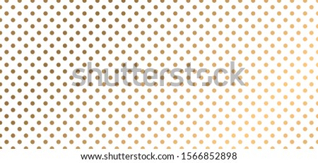 Gold golden polka dot point pattern Memphis style pois design Seamless shape Vector transparent fabric texture background banner Funny retro pop art 80 70 year style Circle buttons mark christmas xmas