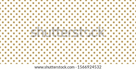 Gold golden polka dot point pattern Memphis style pois design Seamless shape Vector transparent fabric texture background banner Funny retro pop art 80 70 year style Circle buttons mark christmas xmas