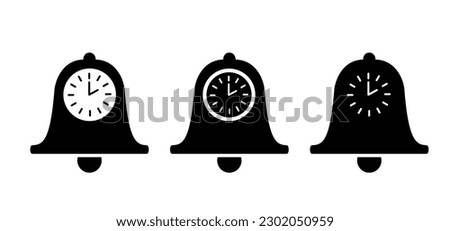 Cartoon bell, alarm clock sleep time. Face eye, sleep icon, night dreams and bedtime . sheep, sleeping or wake up sign. Sweet dreams. Zzz, Zzzz, snooze bed sleep snore symbol. ringing eyes pictogram.
