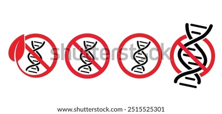 GMO free, genetically modified organism. contains ingredients that may have been derived from genetically modified ingredients. No added or artificial chemicals. Healthy organic food concept. 