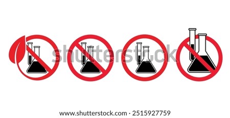 GMO, BPA free, genetically modified organism. lab icon. Contains ingredients that may have been derived from genetically modified ingredients. Chemistry, Chemical flask, formula or laboratory sign