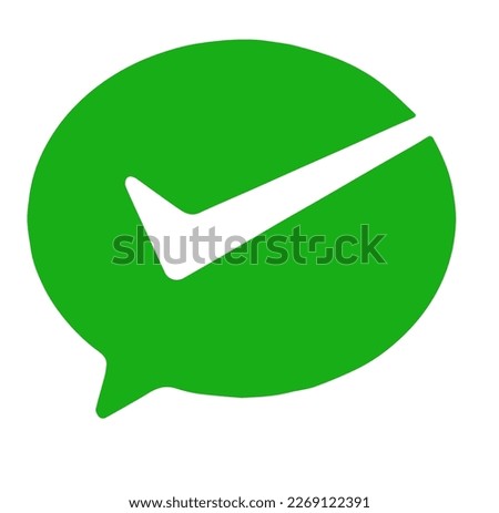 icon we chat illustration vector